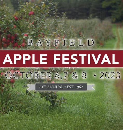 Bayfield Wi Calendar Of Events